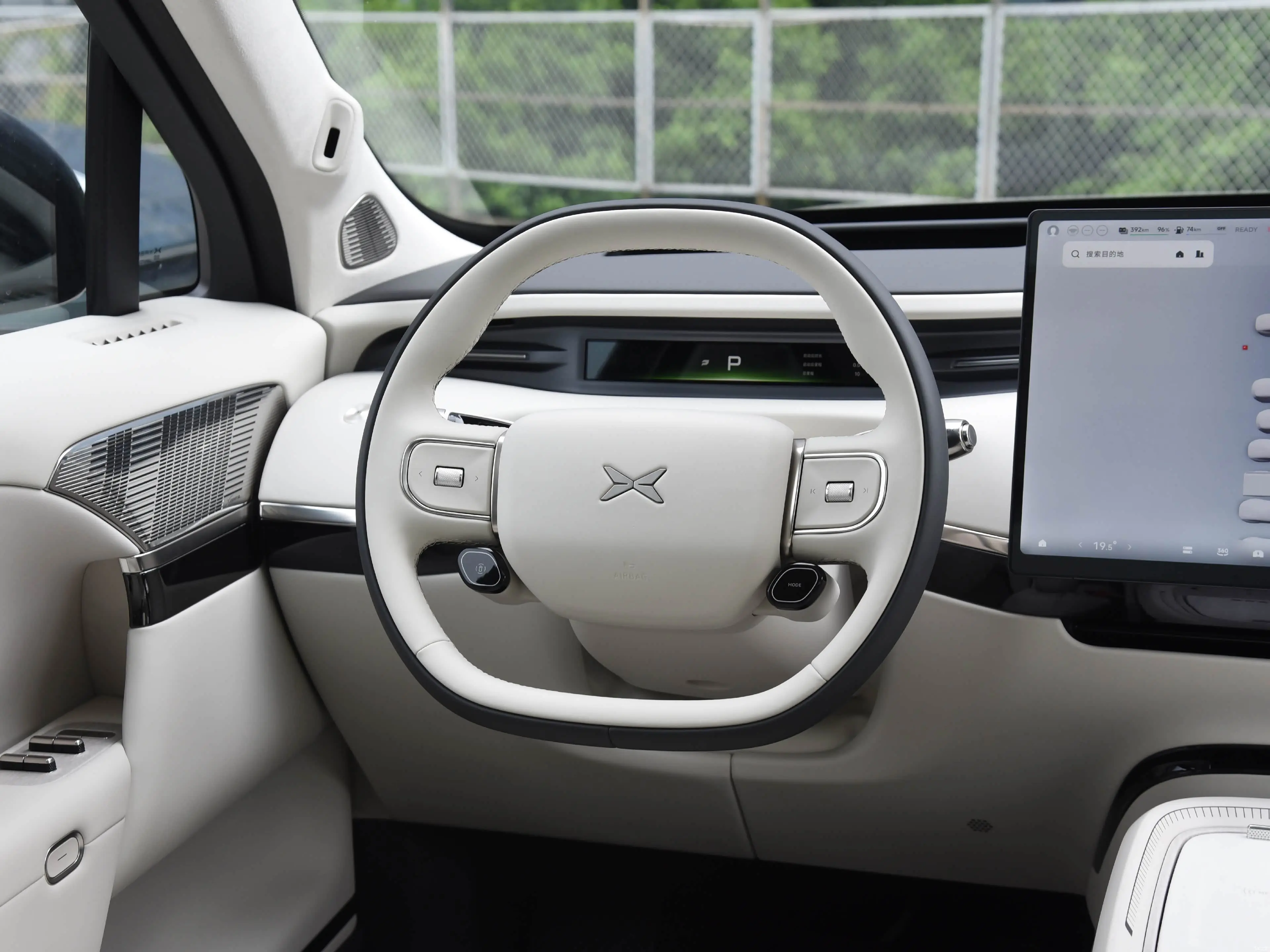 XPeng GX interior detail 1