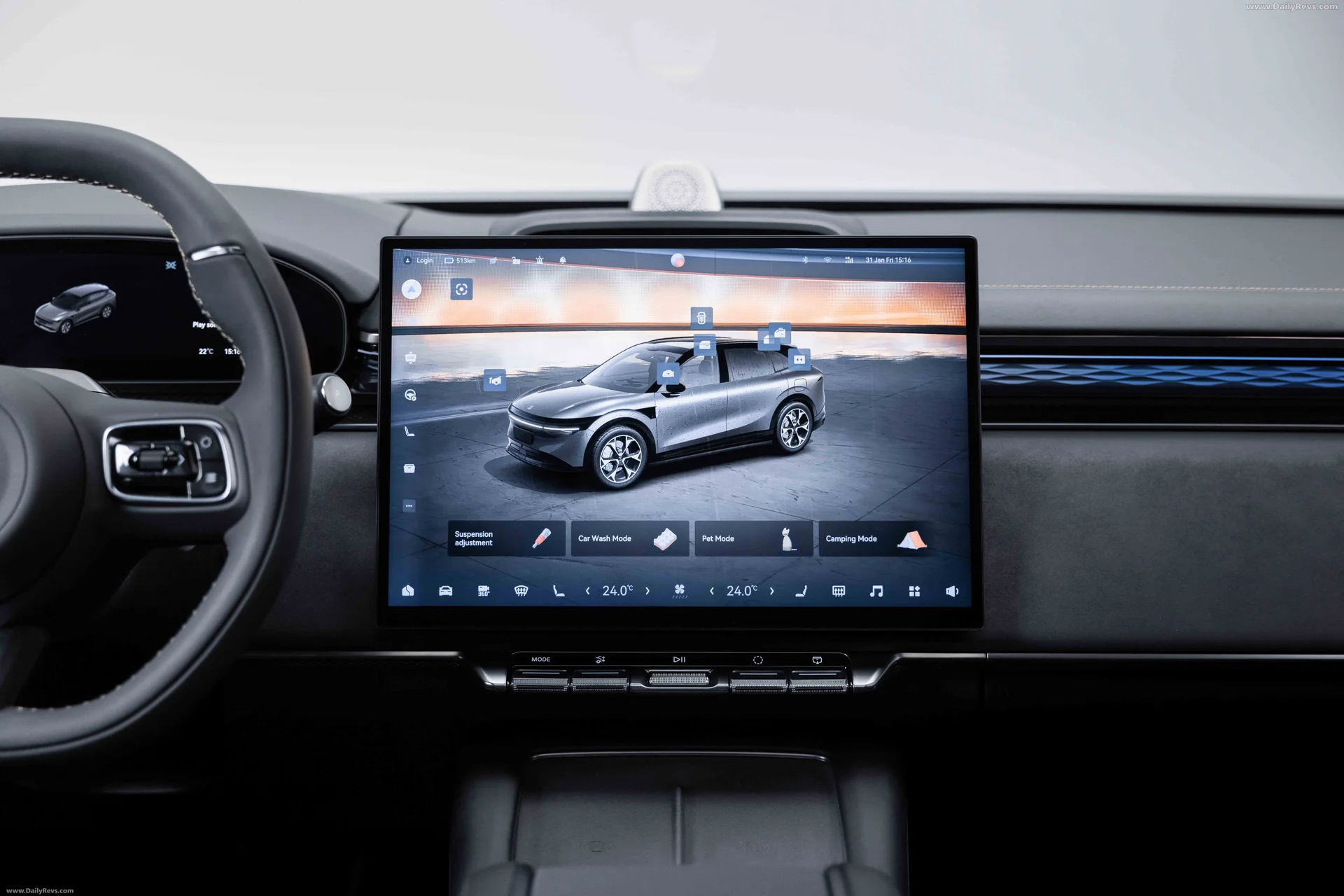 Zeekr 7X interior detail 4